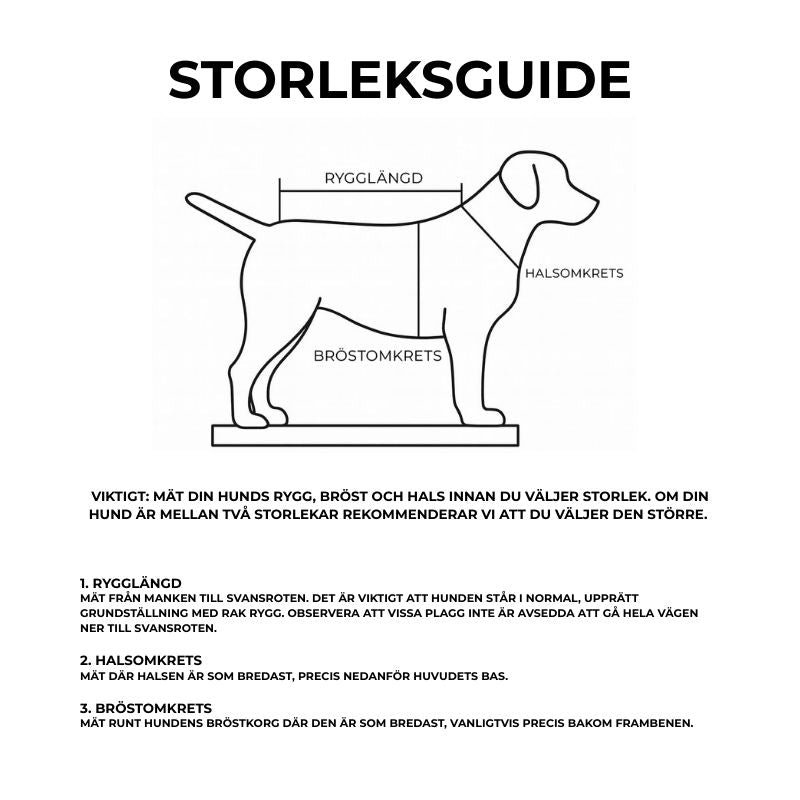 Fleecejacka för hund – varm hundväst