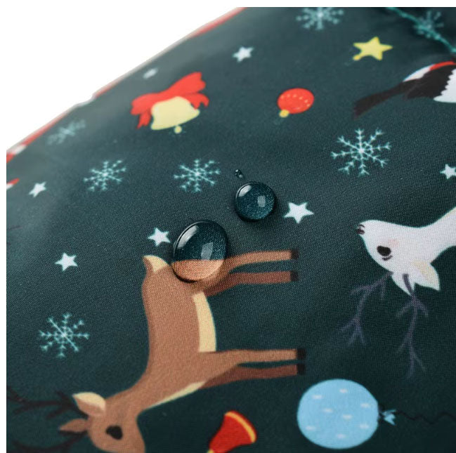 Hundjacka julmotiv – varm, vattentät & med D-ring