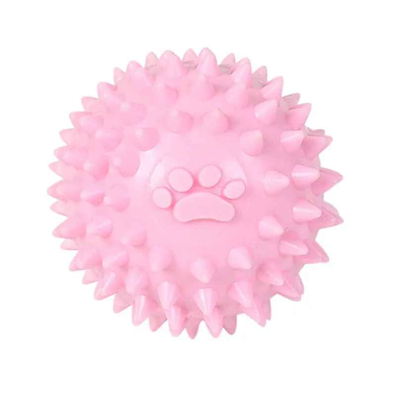 Bitleksak gummiboll - tandvård & lek för husdjur