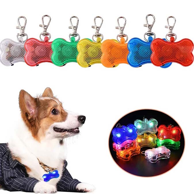 LED-lampa för hundhalsband – hundlampa